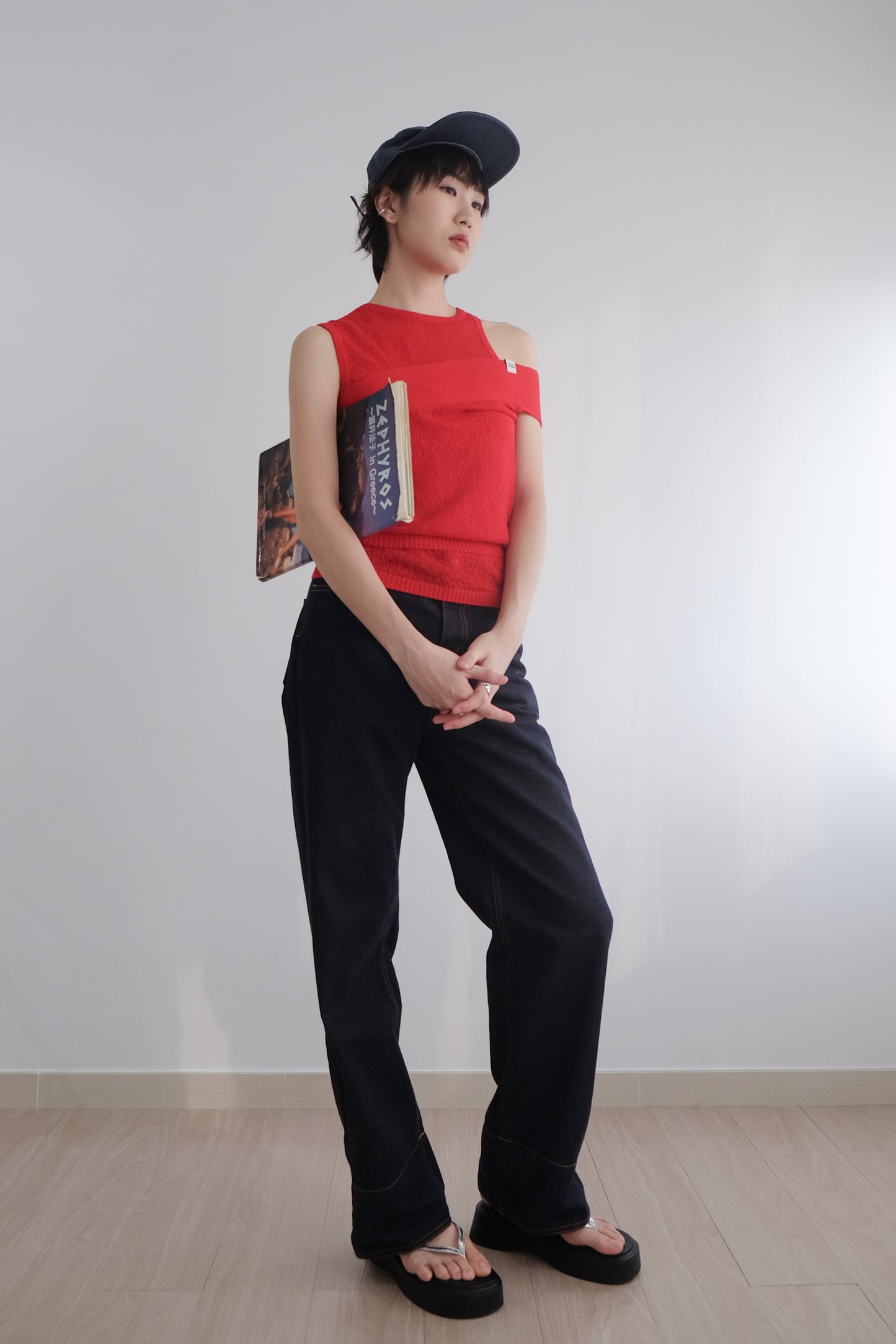 ✨推!"Bailey" 2-Way Hem Unwashed Jeans