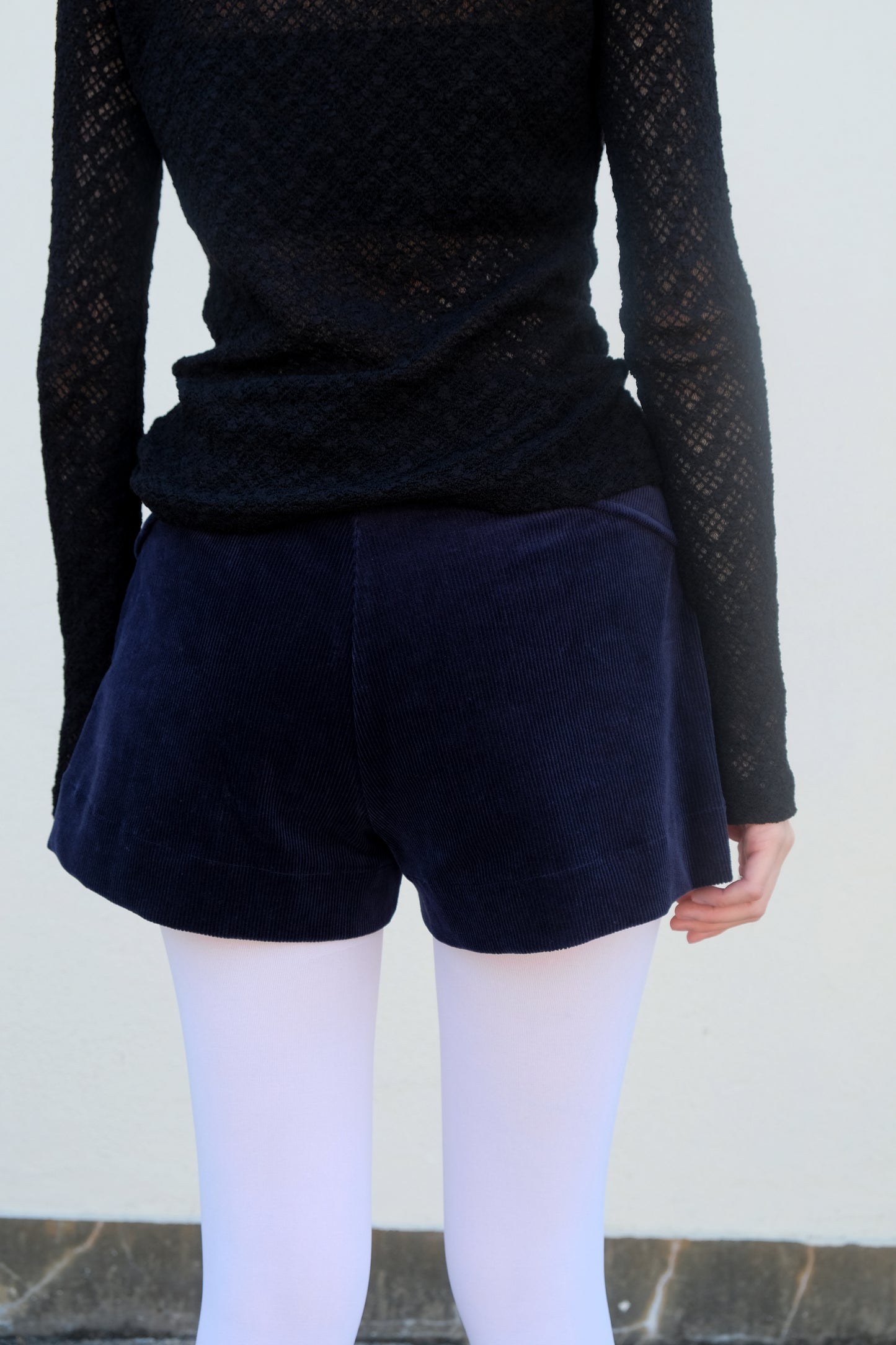 "Blair" Belted Corduroy Shorts