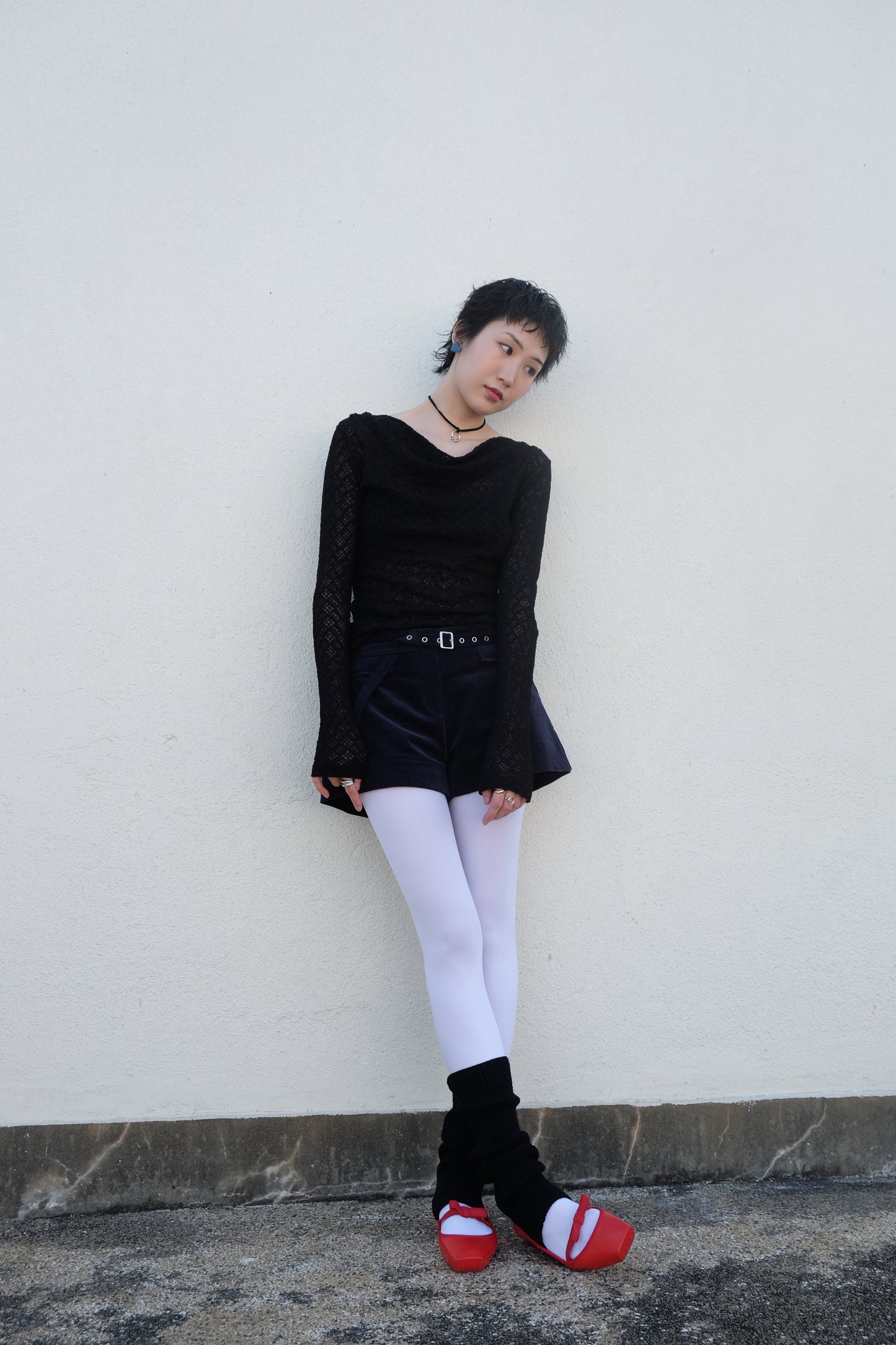 "Blair" Belted Corduroy Shorts