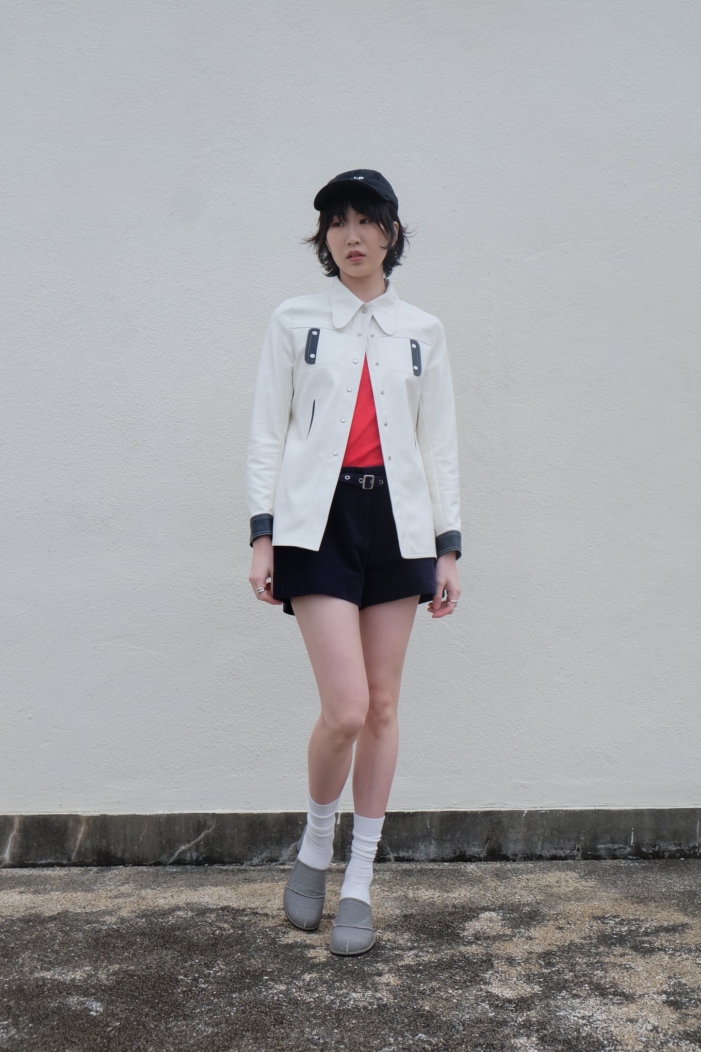 "Blair" Belted Corduroy Shorts