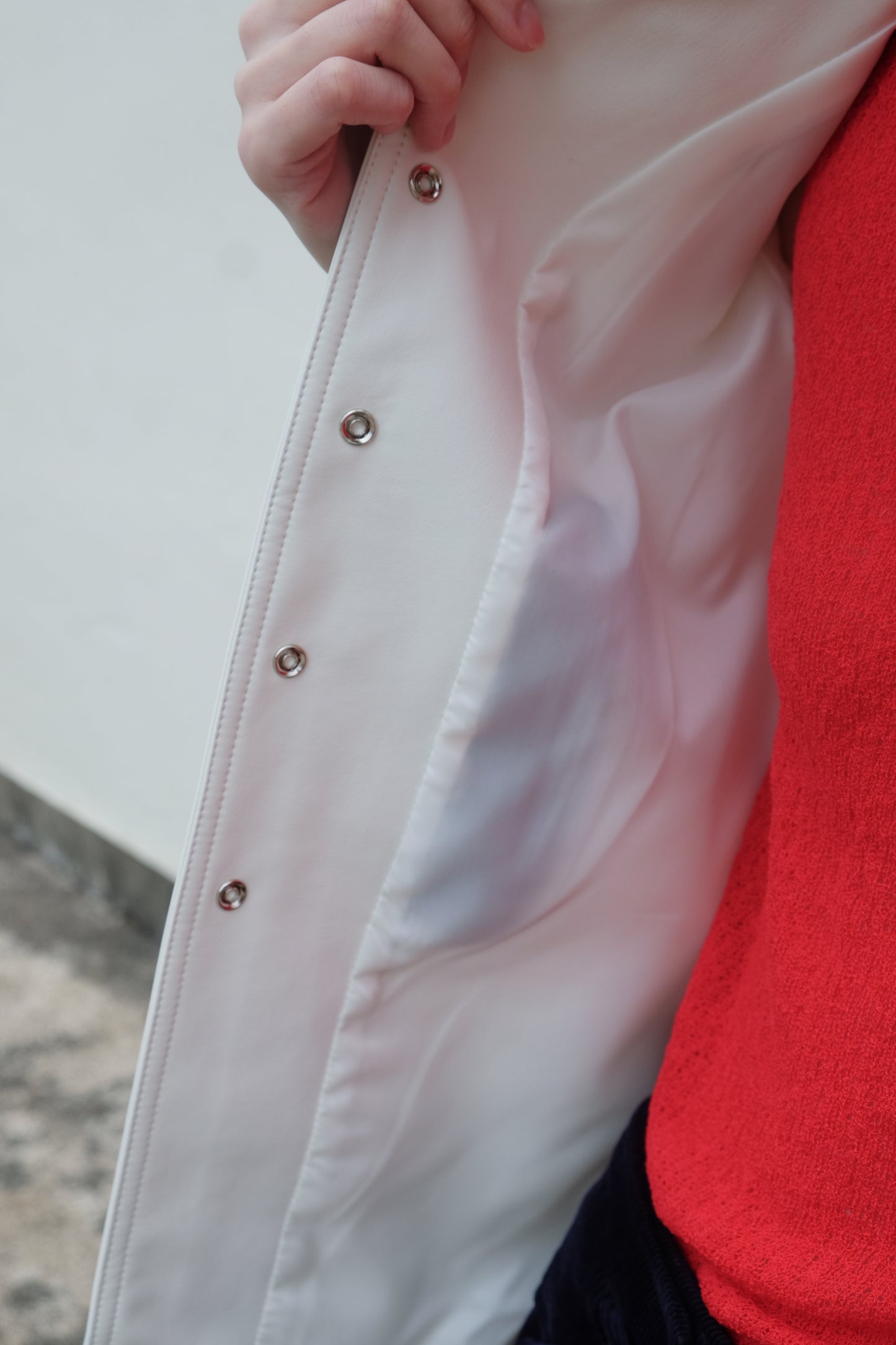 ✨推!"Midwest" Retro Faux Leather Shirt