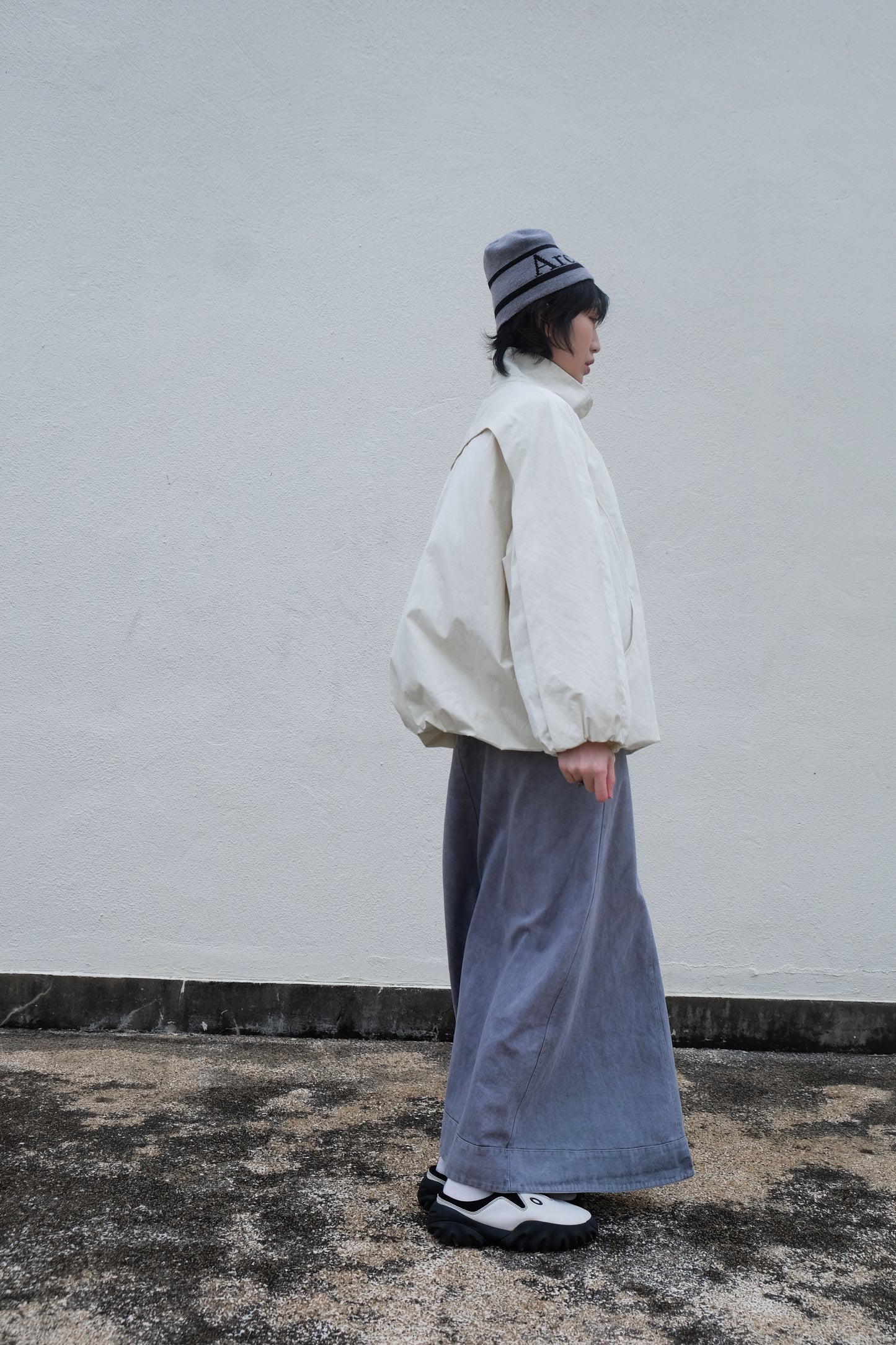 ✨推!"Eden" Puffy Windbreaker (Cream)