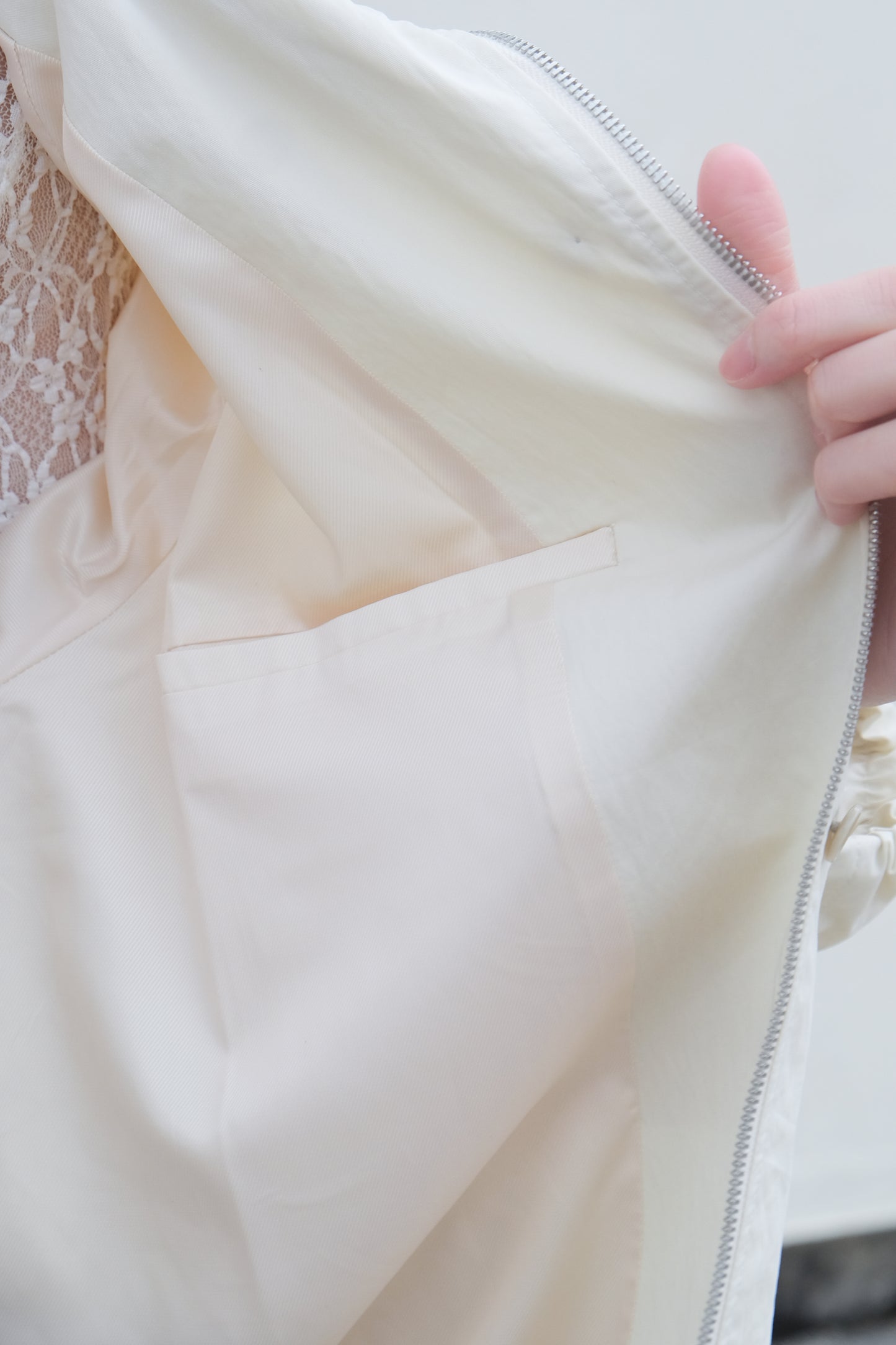 ✨推!"Eden" Puffy Windbreaker (Cream)