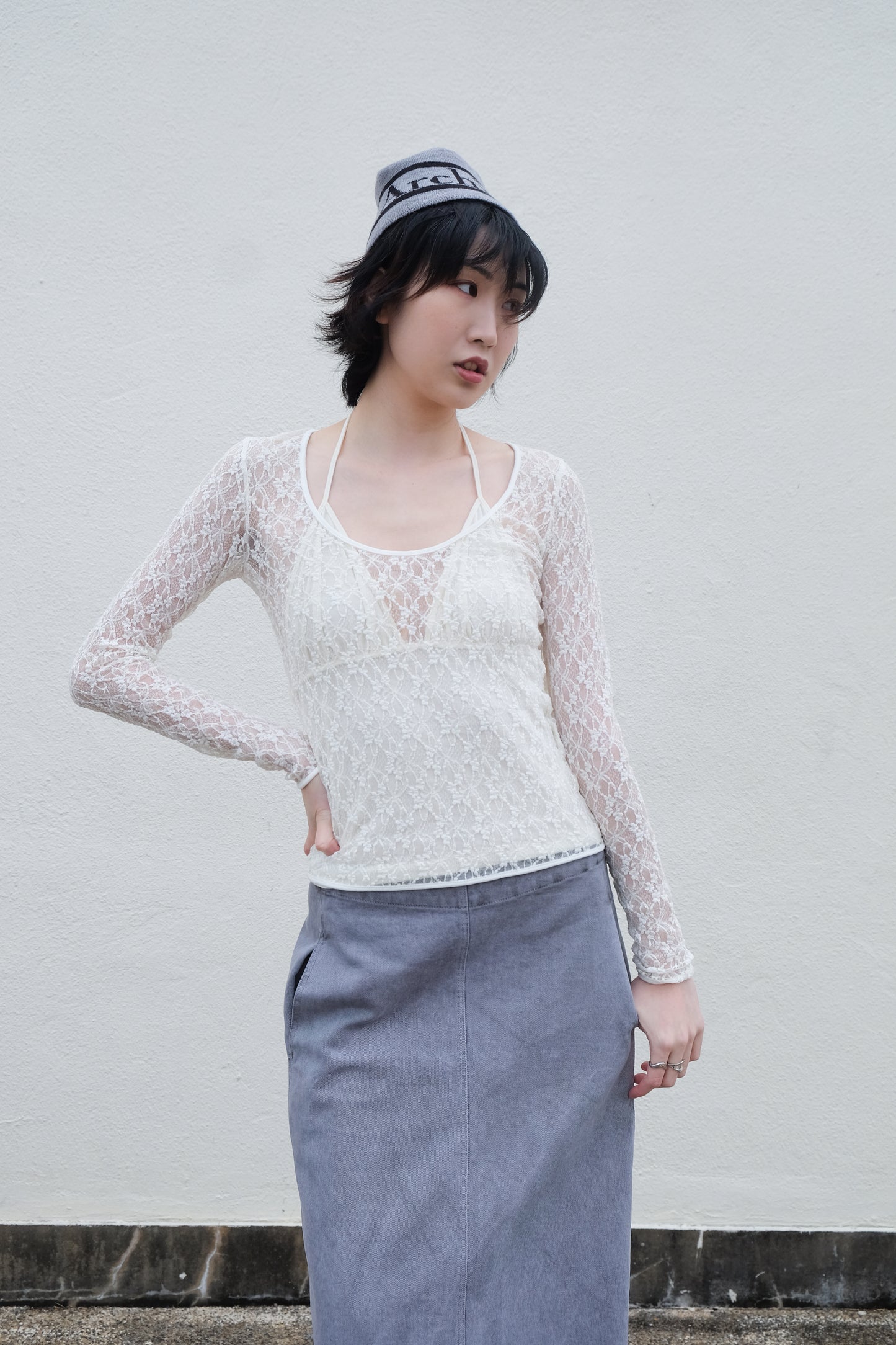 Scoop Lace Top (3 Colours)