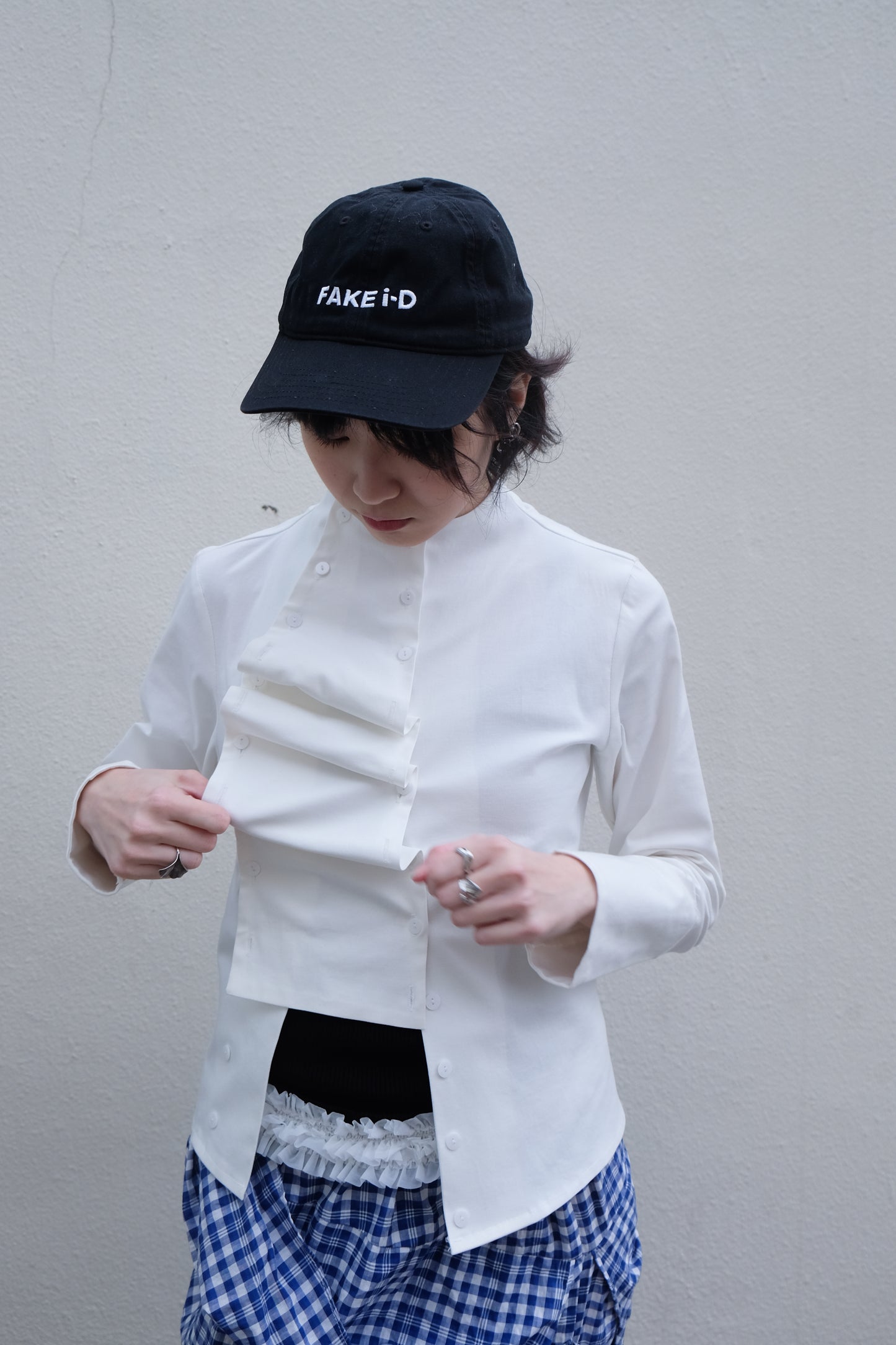 Victorian Flexible-button Blouse (Ivory)