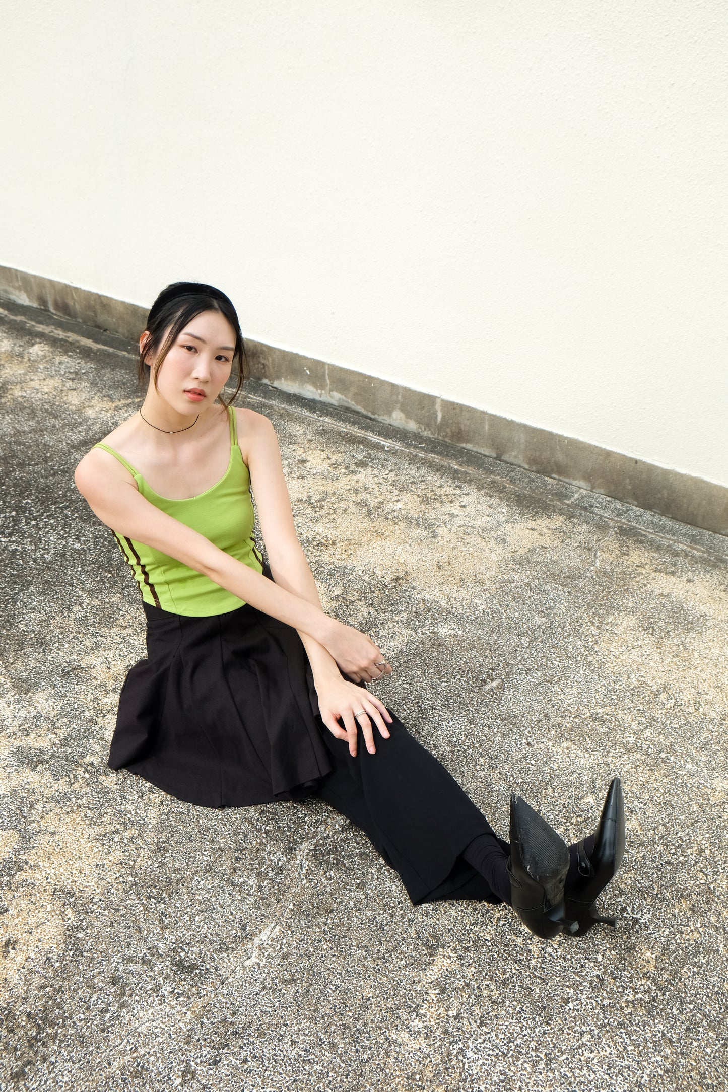 Blokecore V-waist Cami (Green)
