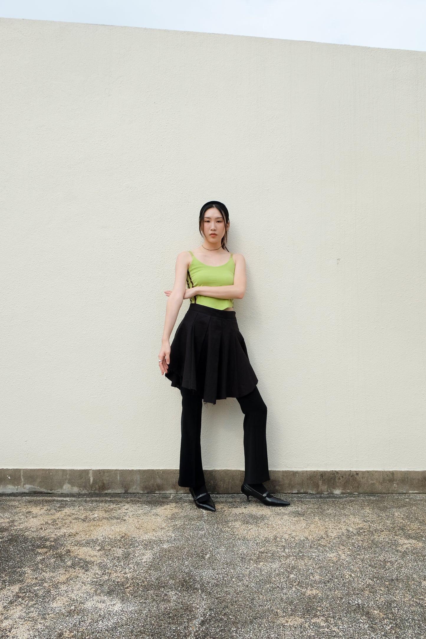 Blokecore V-waist Cami (Green)