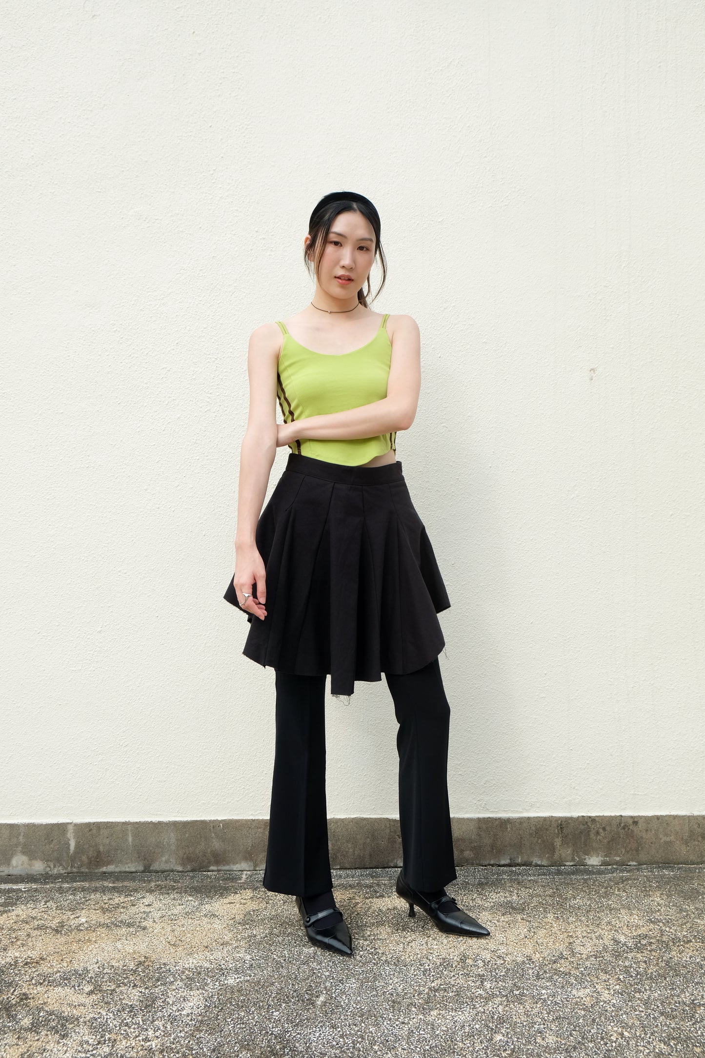 Blokecore V-waist Cami (Green)