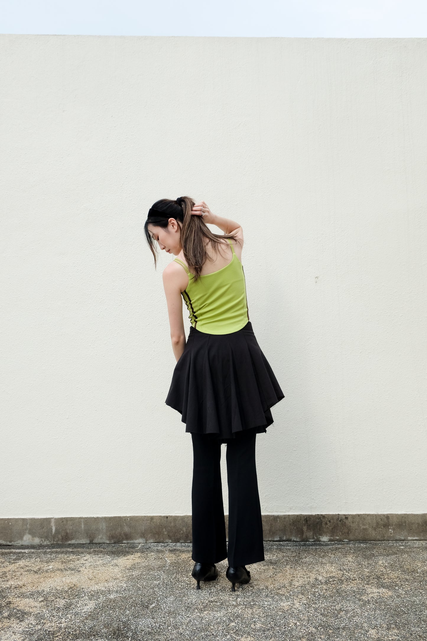 Blokecore V-waist Cami (Green)