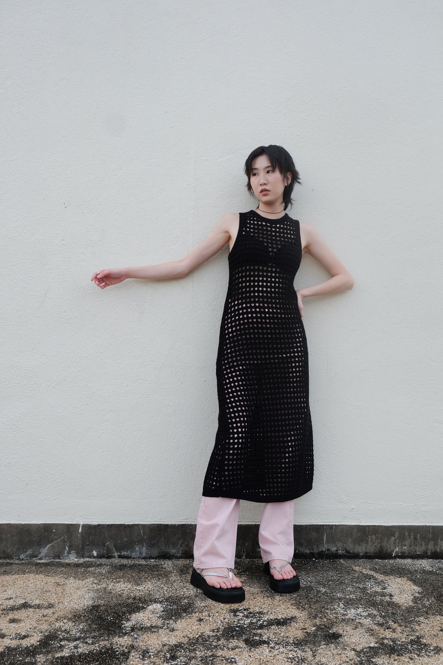 Pastel Straight Summer Pants (Pink)