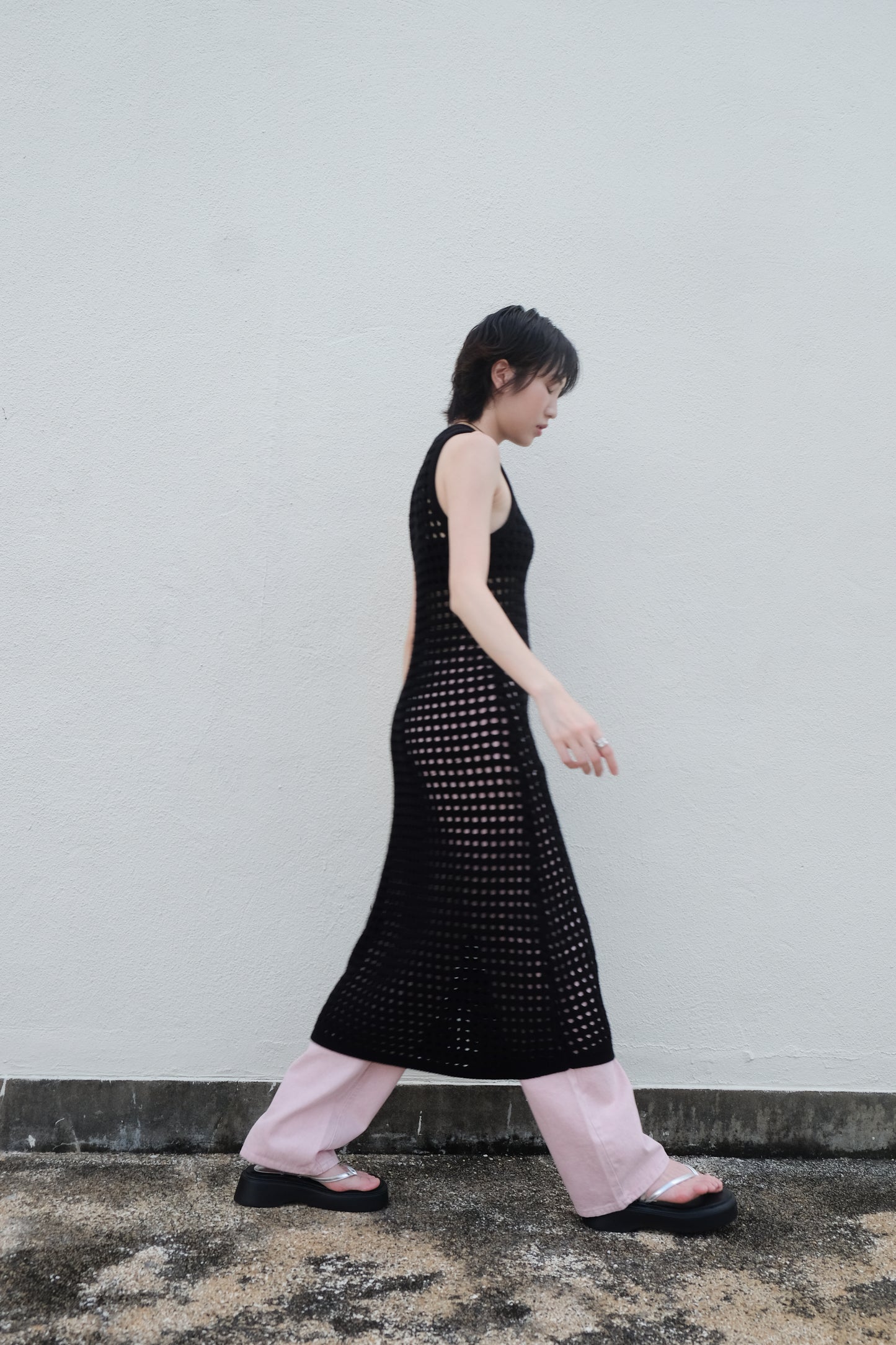 Pastel Straight Summer Pants (Pink)