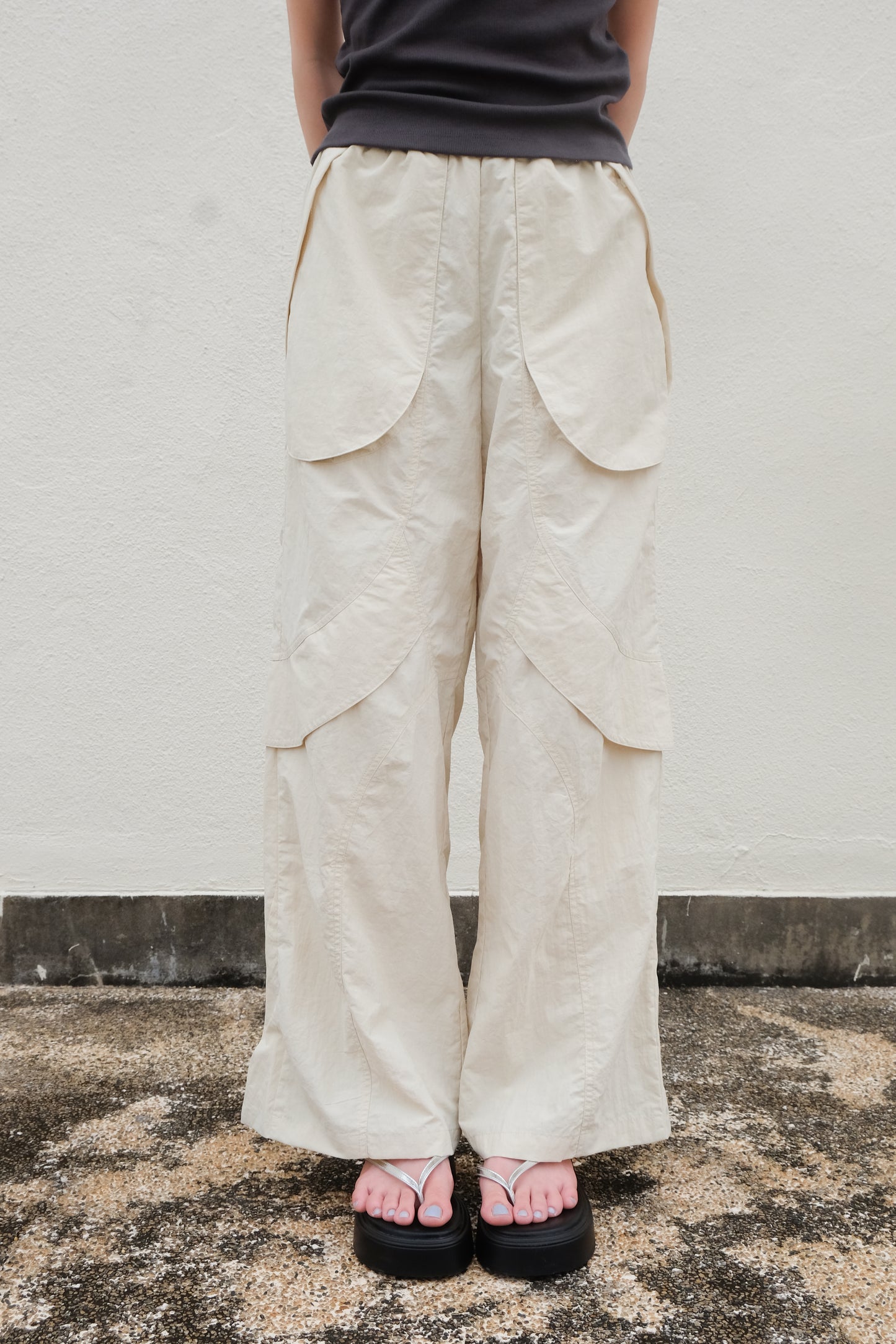 ✨推!”Istanbul” Round Pockets Cooling Sweatpants (3 Colours)