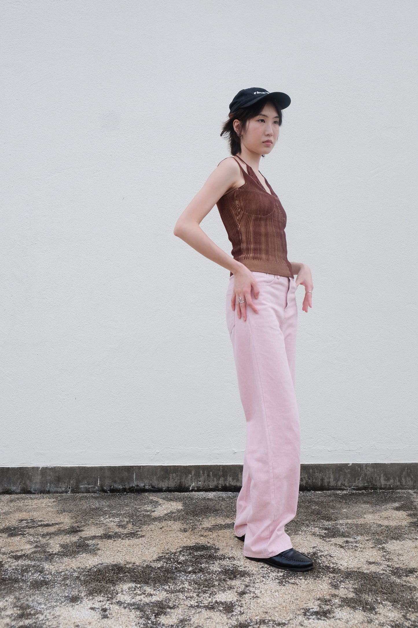 Pastel Straight Summer Pants (Pink)