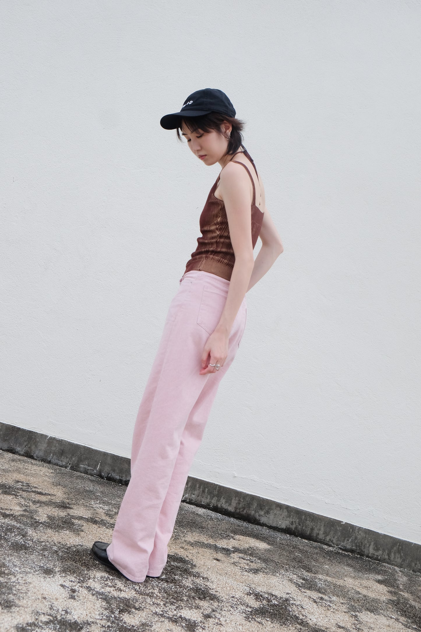Pastel Straight Summer Pants (Pink)