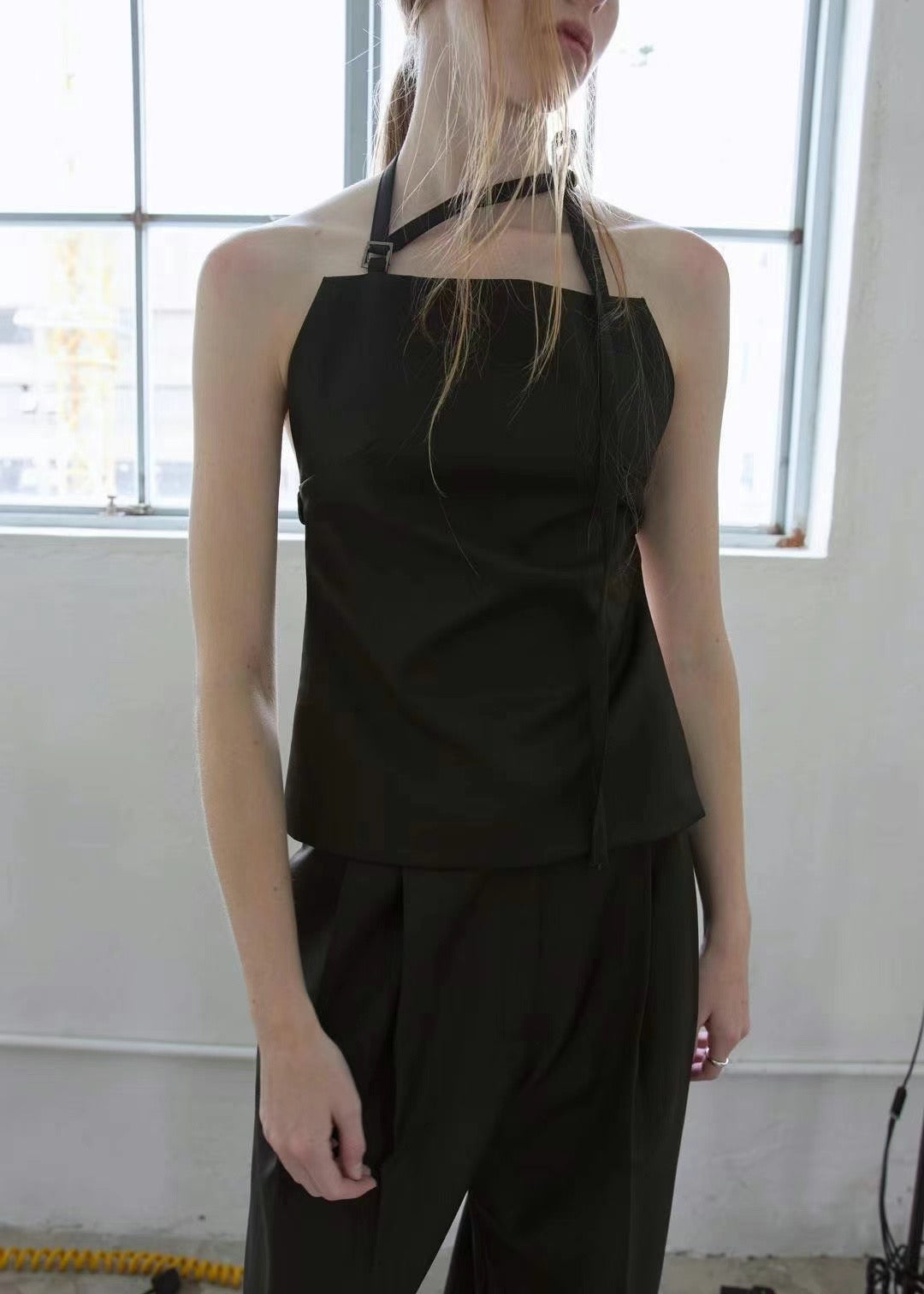 "Tiff" 50%Wool Backless Corset (Brown)
