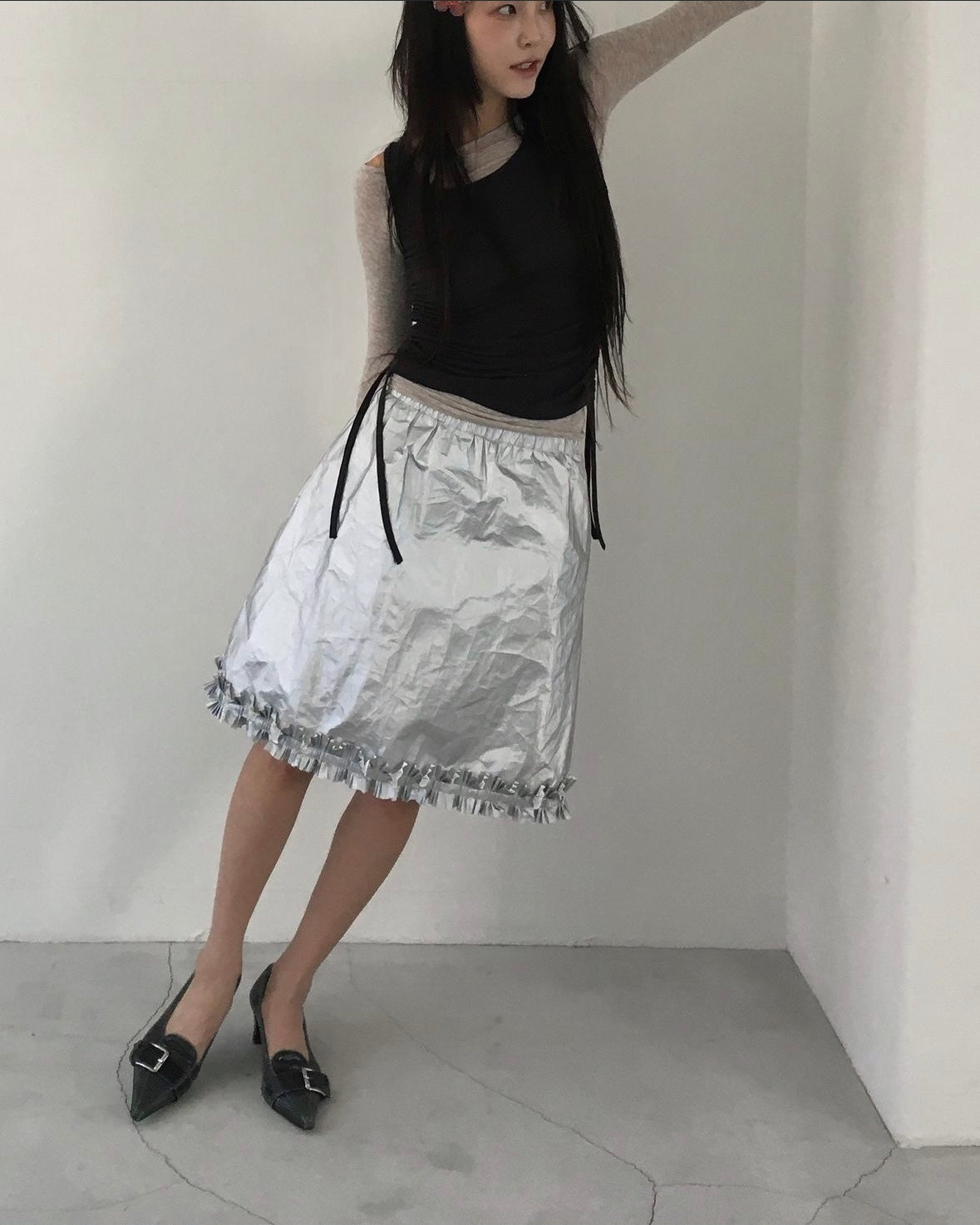 連線優惠/ Retro Glam A-Line Skirt