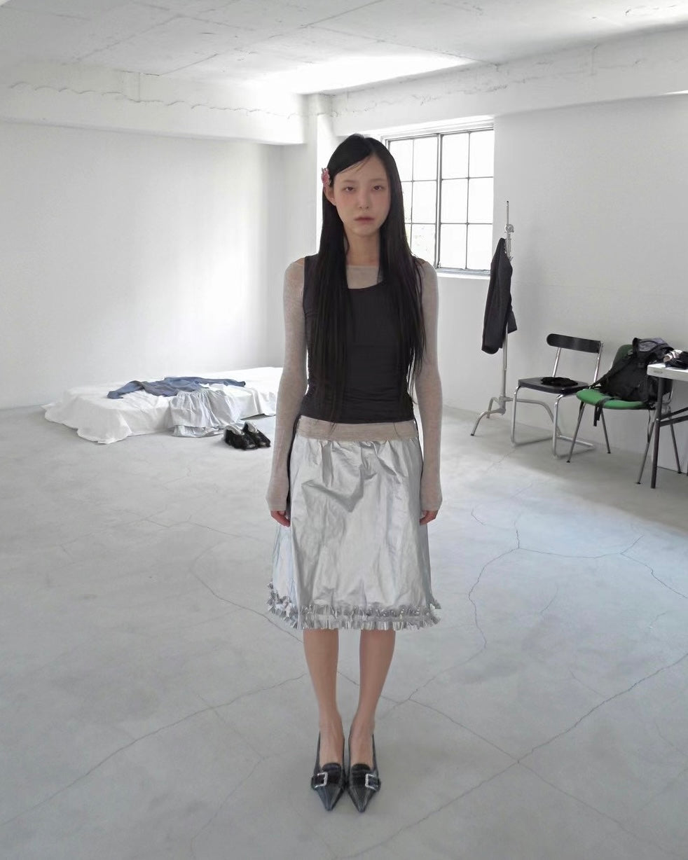 連線優惠/ Retro Glam A-Line Skirt