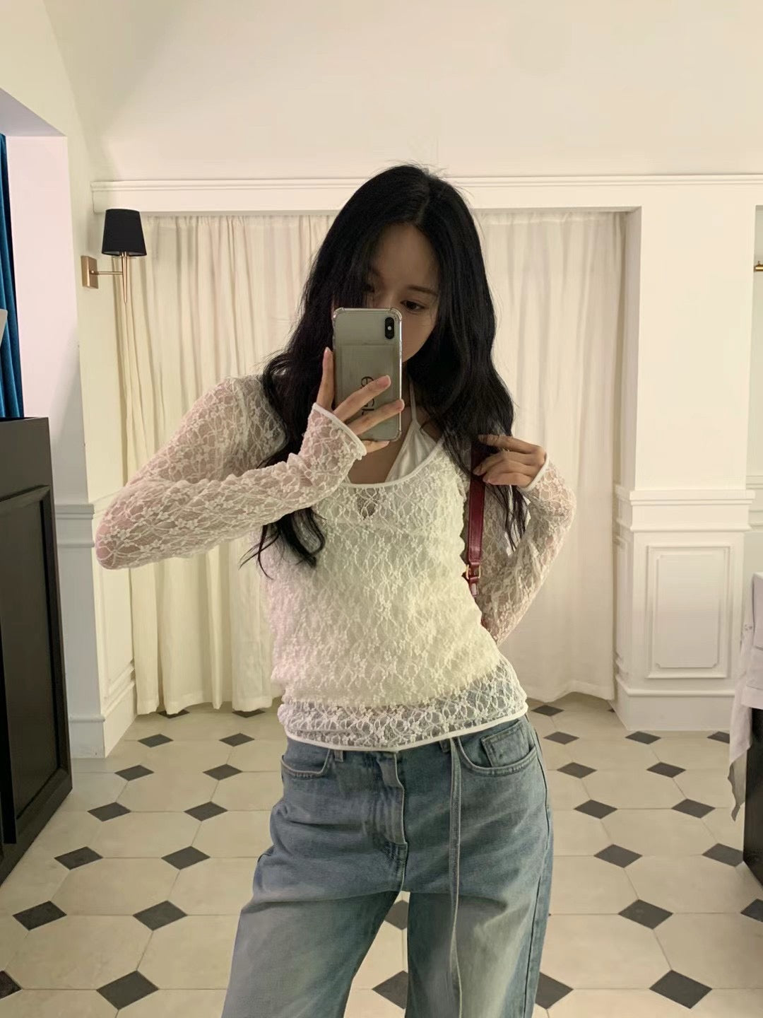 Scoop Lace Top (3 Colours)