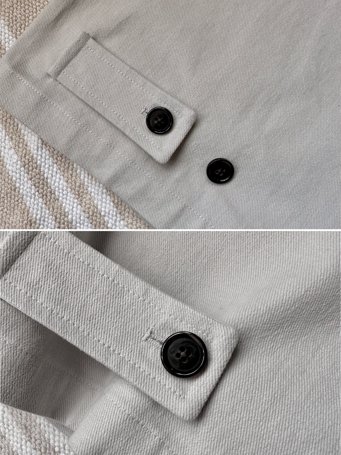 ✨推!"Jesse" Cargo Pants with Buckles (Ivory)