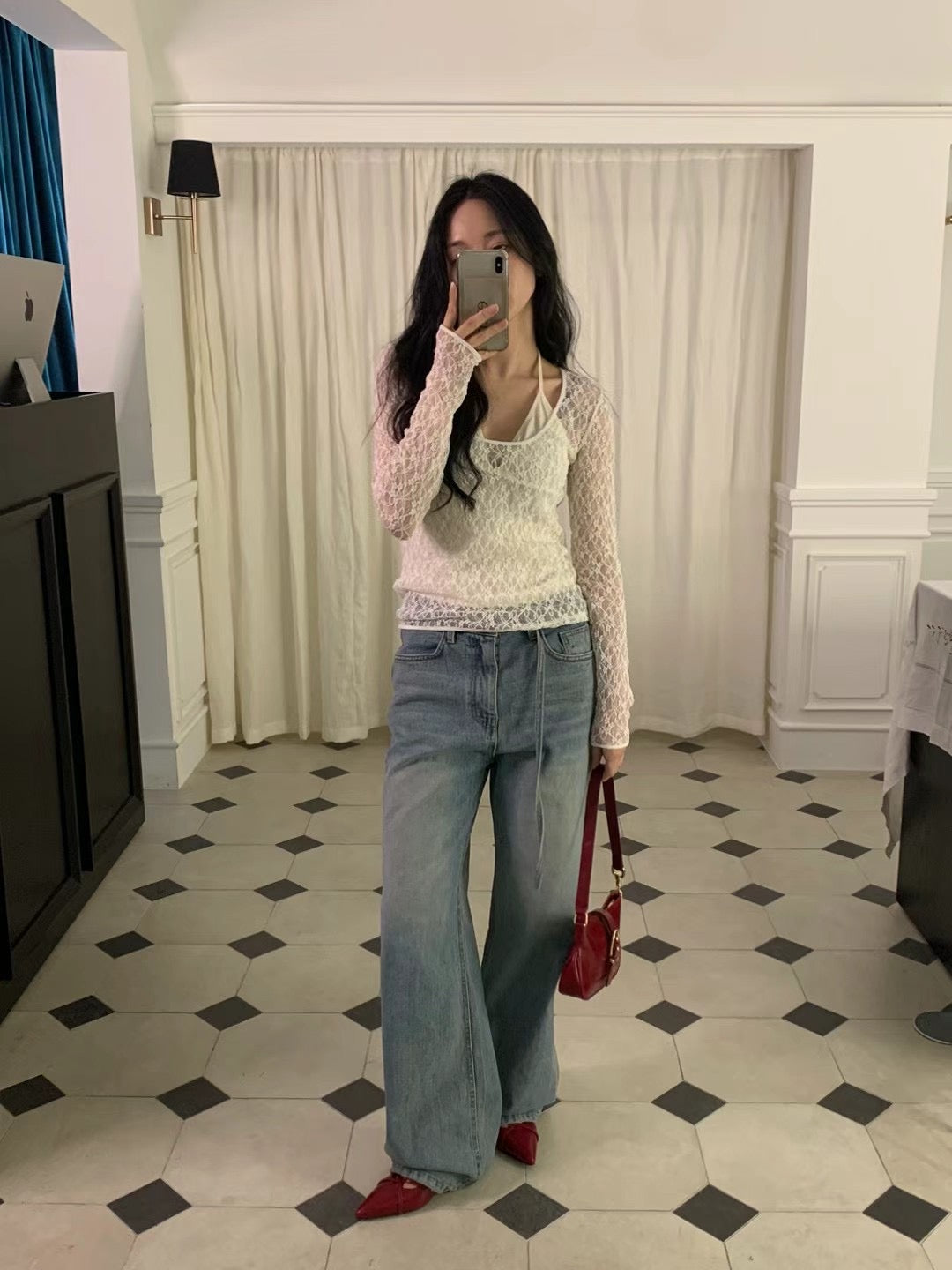 Scoop Lace Top (3 Colours)