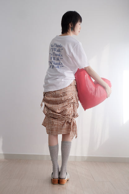 "No thanks!" Print Tee (Grey)