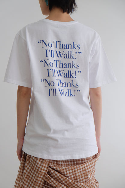 "No thanks!" Print Tee (White)