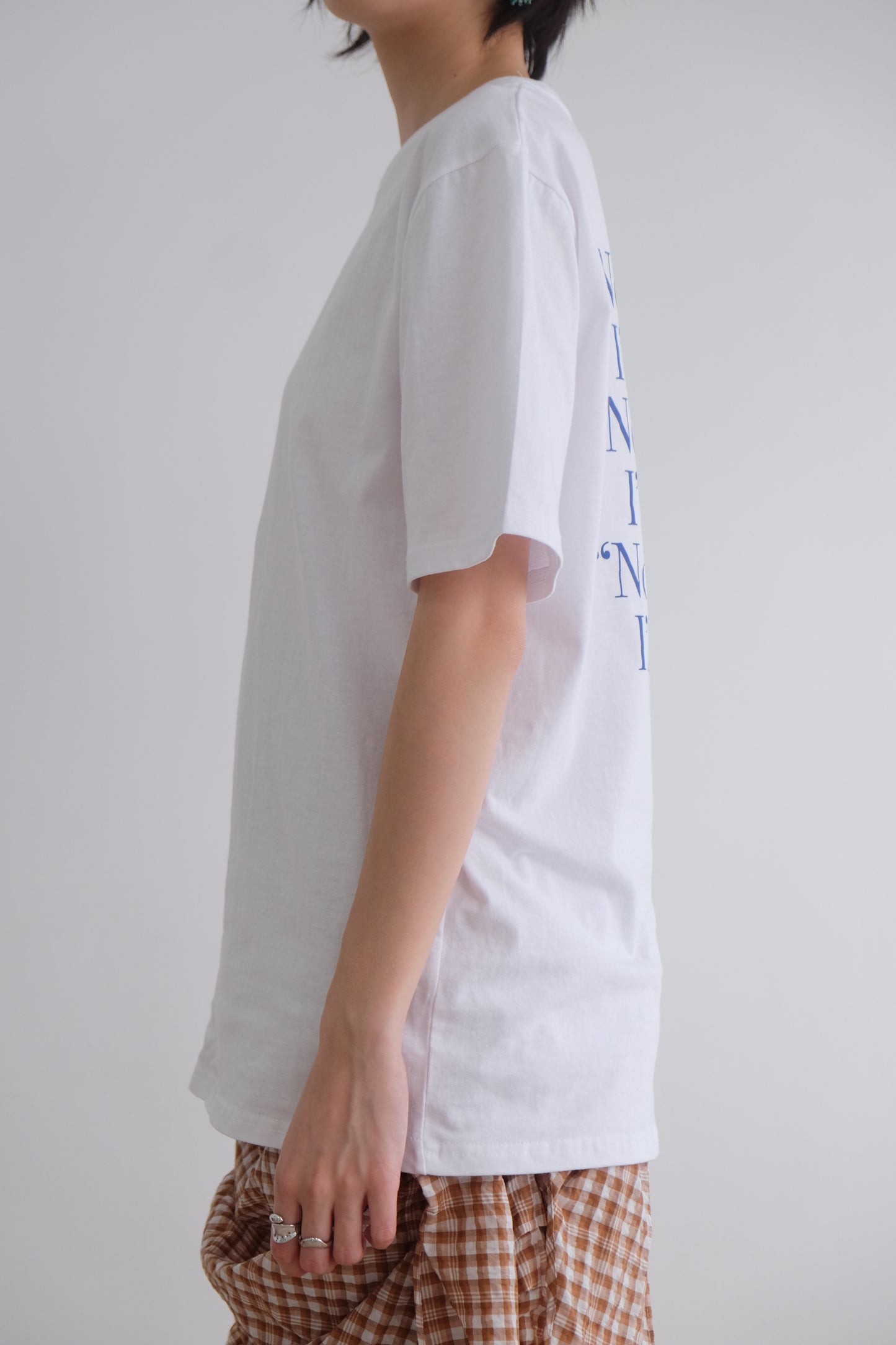 "No thanks!" Print Tee (White)