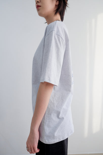 "No thanks!" Print Tee (Grey)