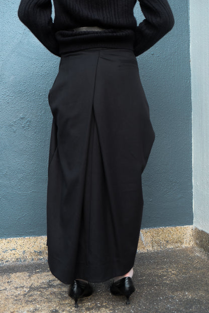 "Dahlia" 3D Bows Skirt (Black)