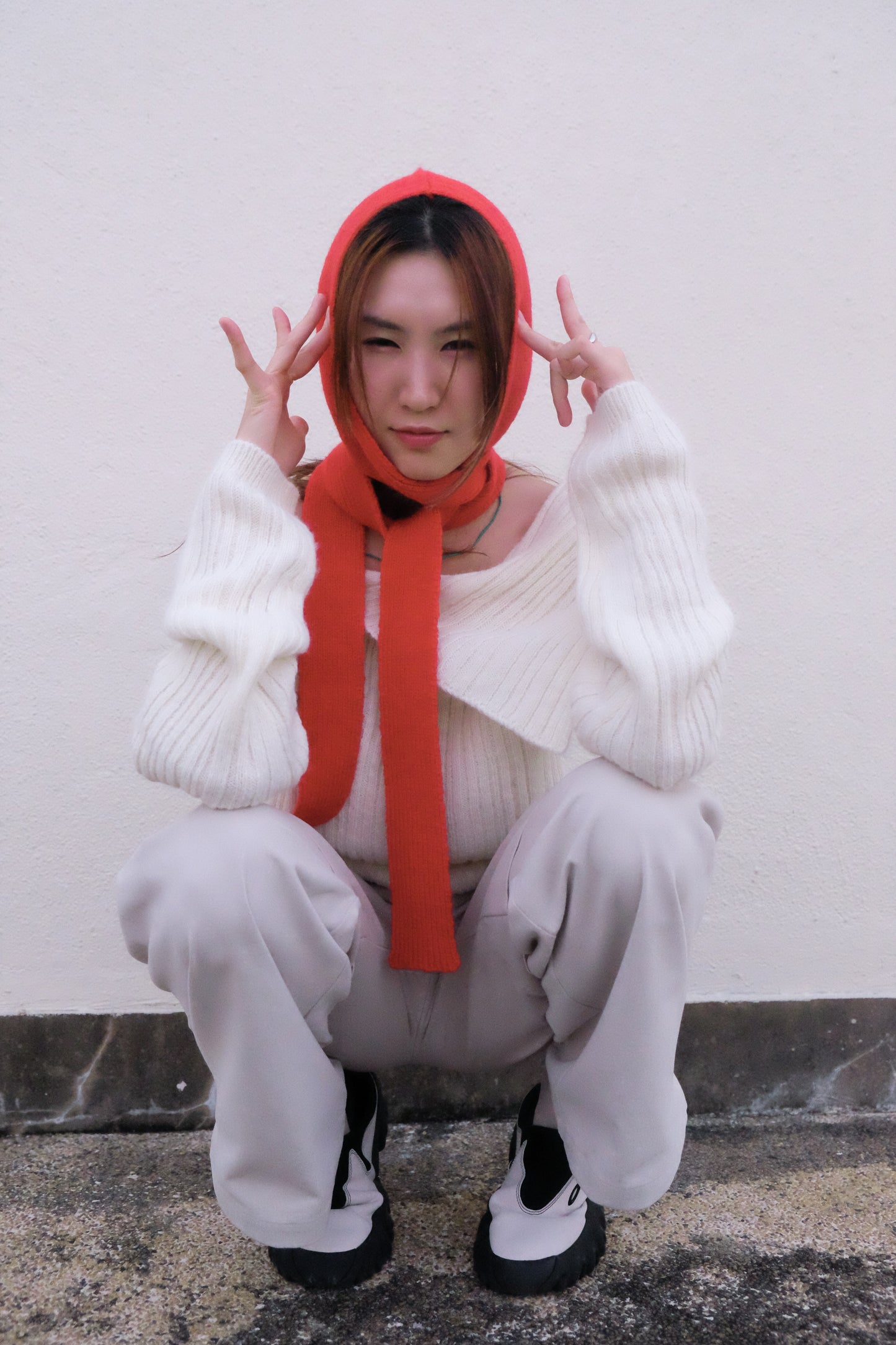✨推！"Jesse" Cargo Pants with Buckles (Ivory)