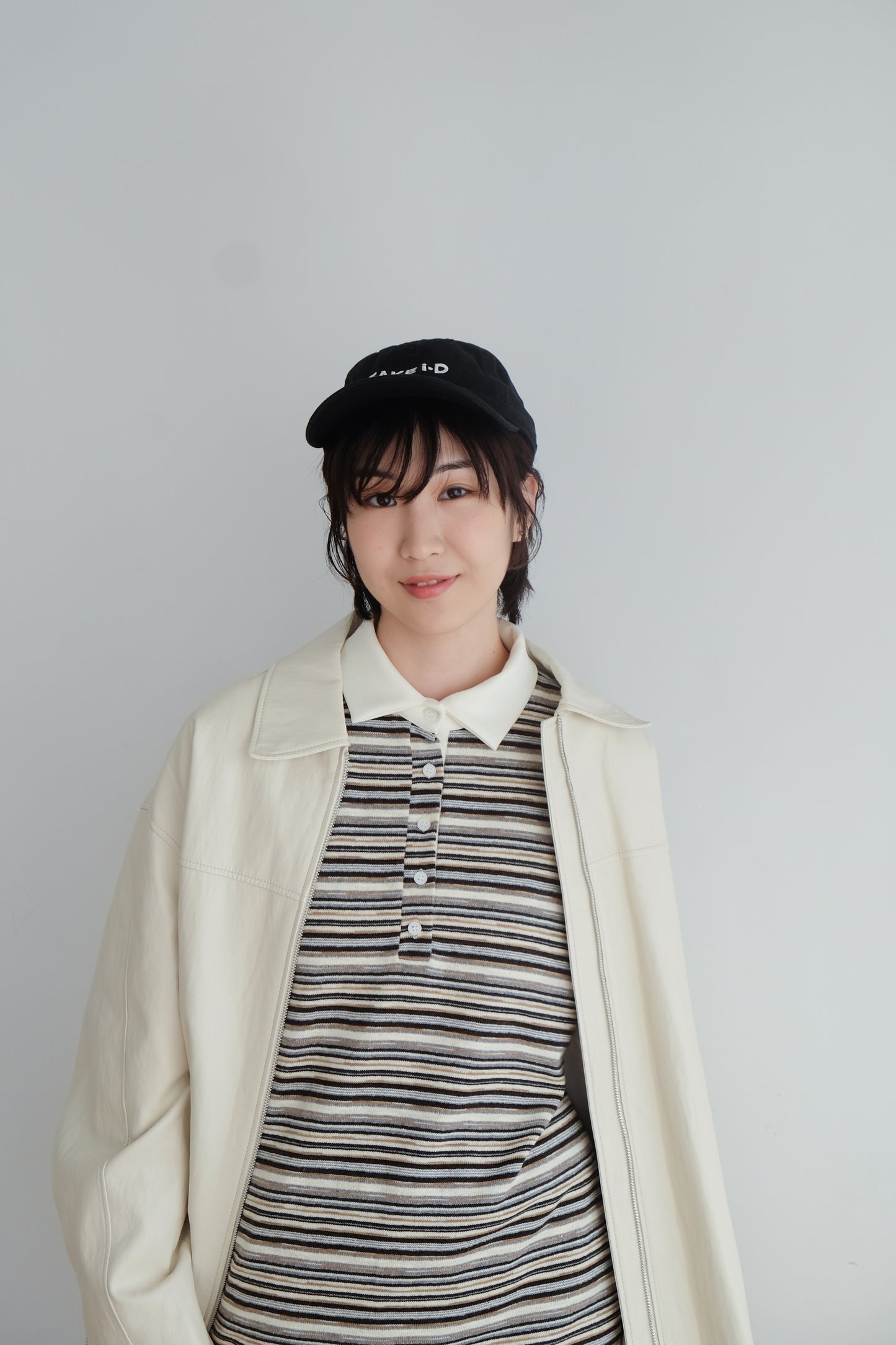 ✨推！Minimal Zips PU Leather Jacket (Cream)