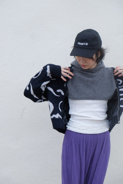 Cropped Hoodie - Merino Wool & Cashmere (Grey)