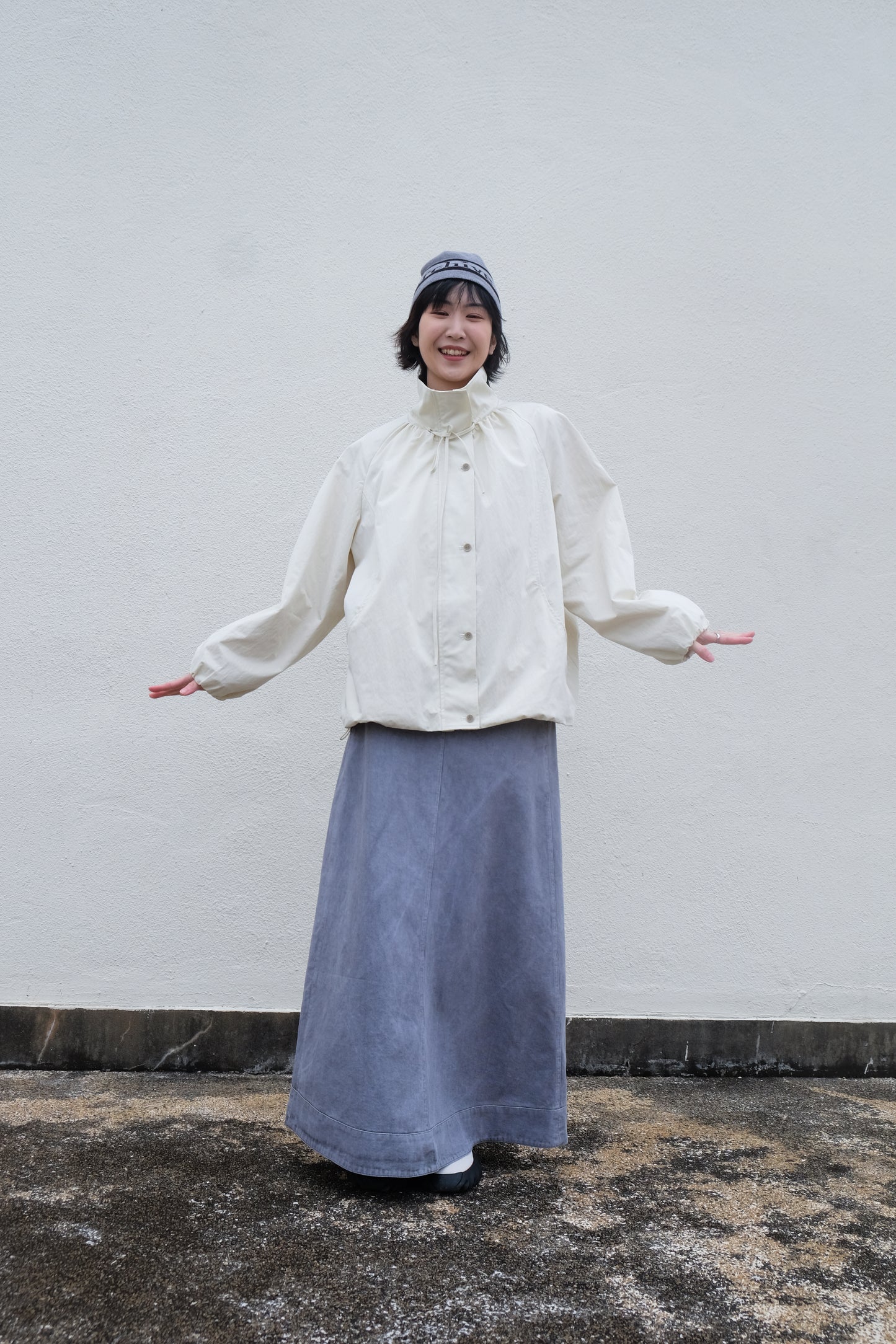 ✨推！"Eden" Puffy Windbreaker (Cream)
