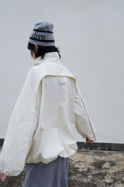✨推！"Eden" Puffy Windbreaker (Cream)