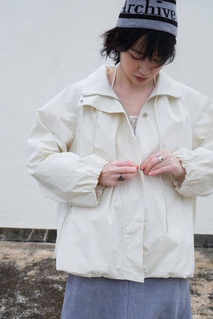 ✨推！"Eden" Puffy Windbreaker (Cream)