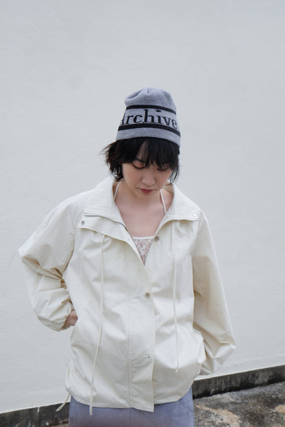 ✨推！"Eden" Puffy Windbreaker (Cream)