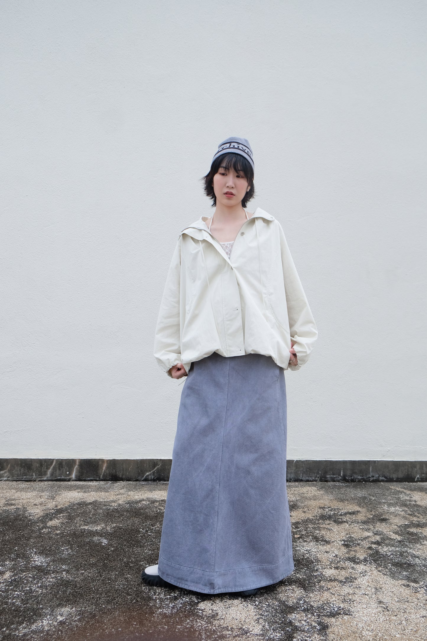 ✨推！"Eden" Puffy Windbreaker (Cream)