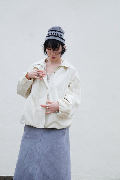 ✨推！"Eden" Puffy Windbreaker (Cream)