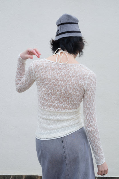 Scoop Lace Top (3 Colours)