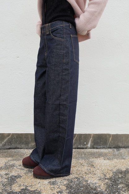 ✨推！"Charlie" Unwashed Wide Jeans