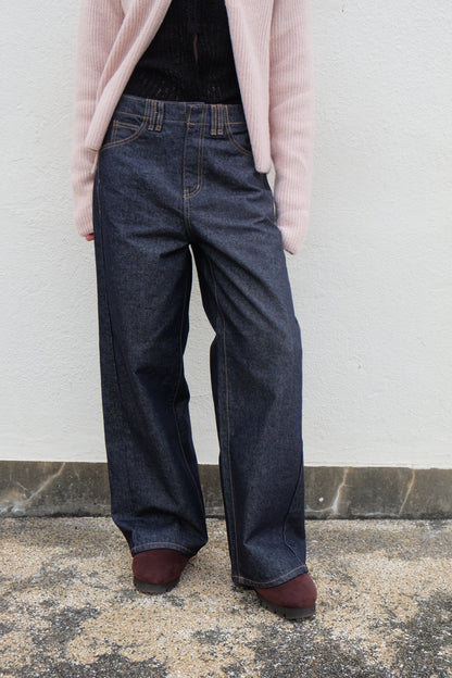 ✨推！"Charlie" Unwashed Wide Jeans