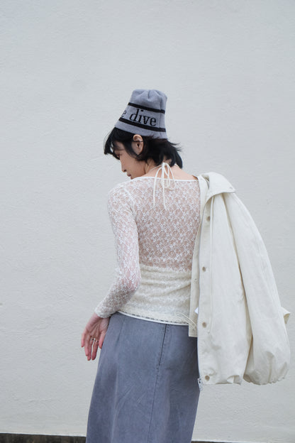 Scoop Lace Top (3 Colours)