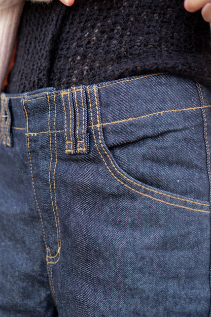 ✨推！"Charlie" Unwashed Wide Jeans