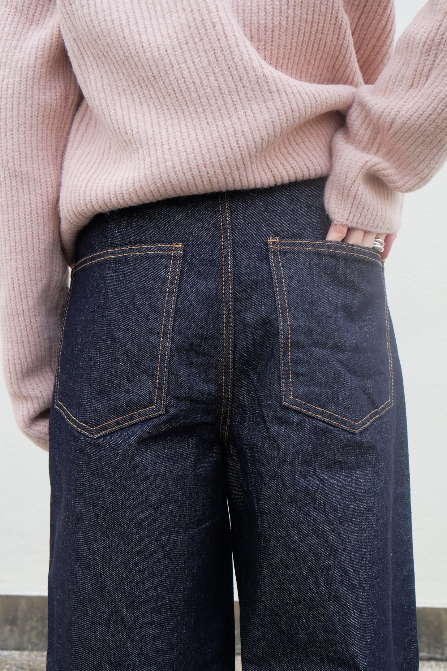 ✨推！"Charlie" Unwashed Wide Jeans