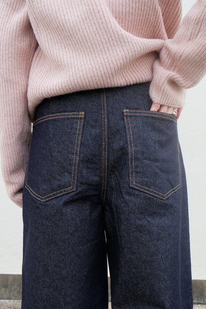 ✨推！"Charlie" Unwashed Wide Jeans