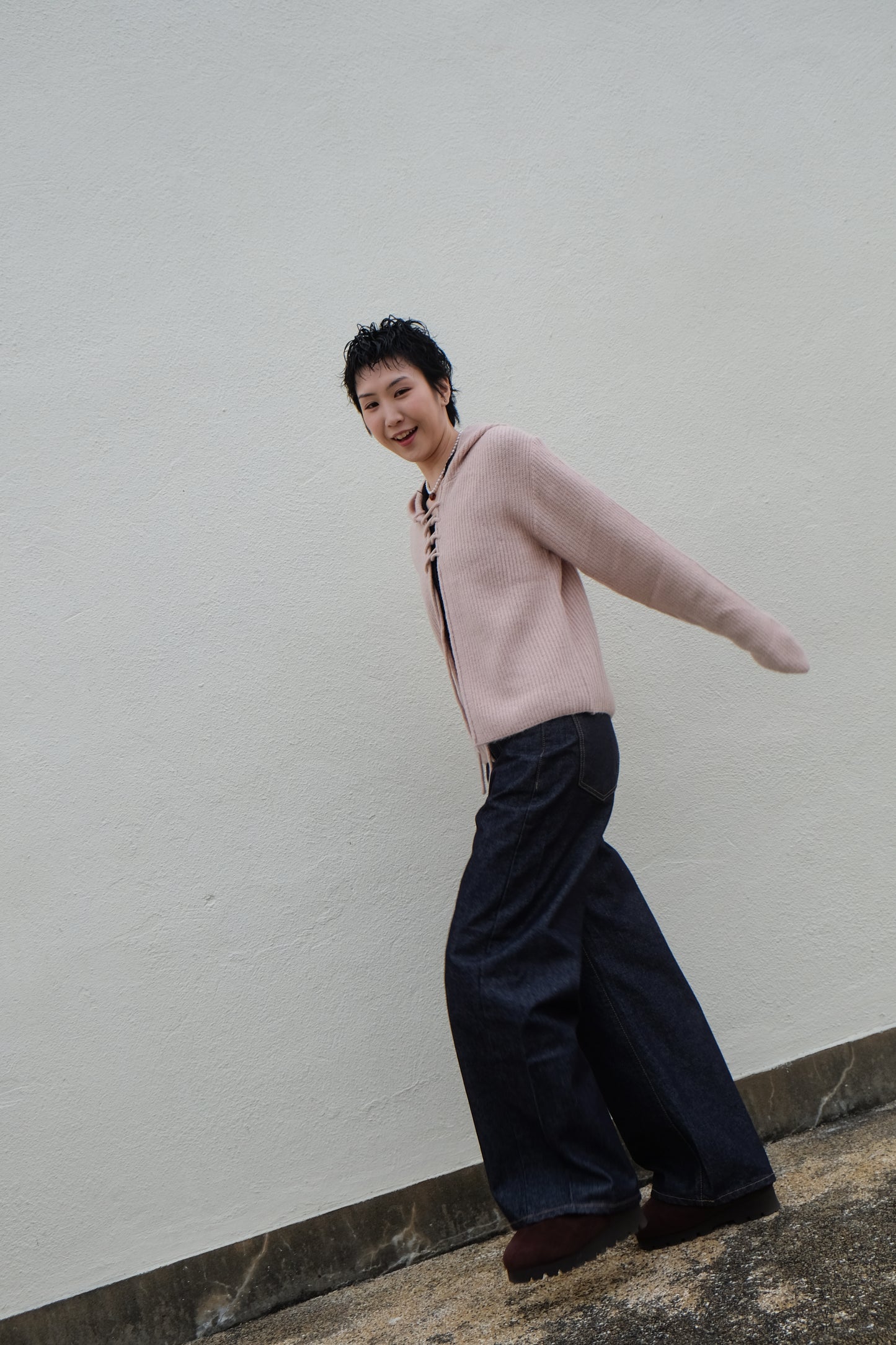 ✨推！"Charlie" Unwashed Wide Jeans