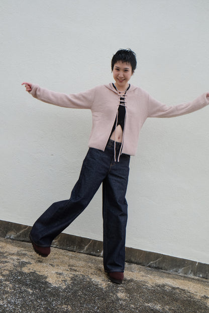 ✨推！"Charlie" Unwashed Wide Jeans