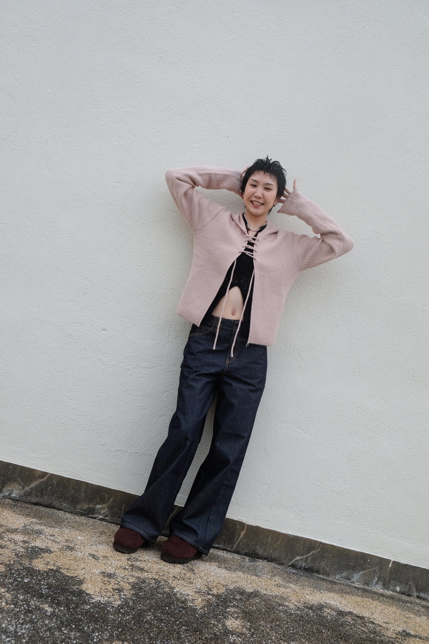 ✨推！"Charlie" Unwashed Wide Jeans