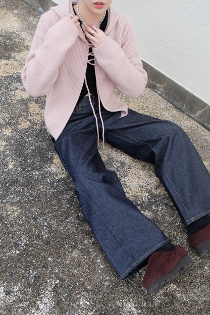 ✨推！"Charlie" Unwashed Wide Jeans