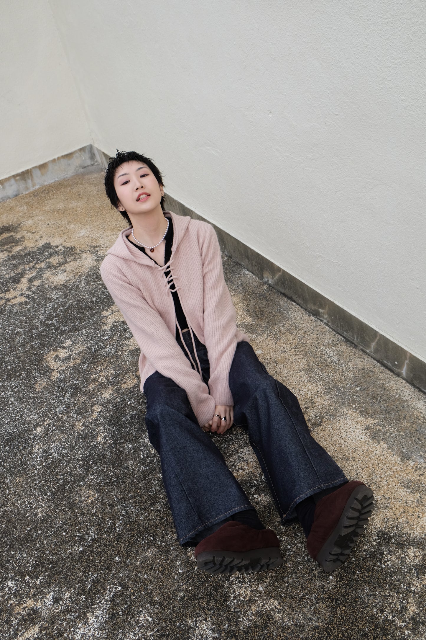 ✨推！"Charlie" Unwashed Wide Jeans